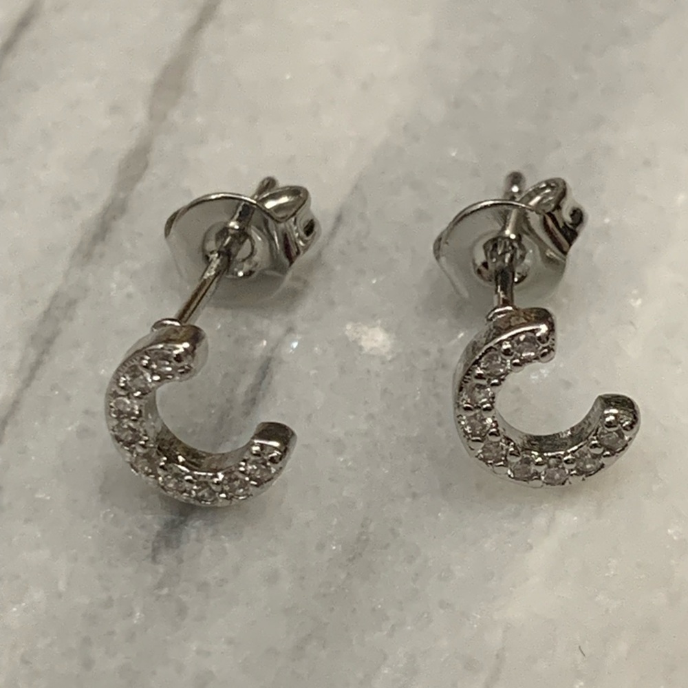 Initial Earrings - Picture 5 of 15